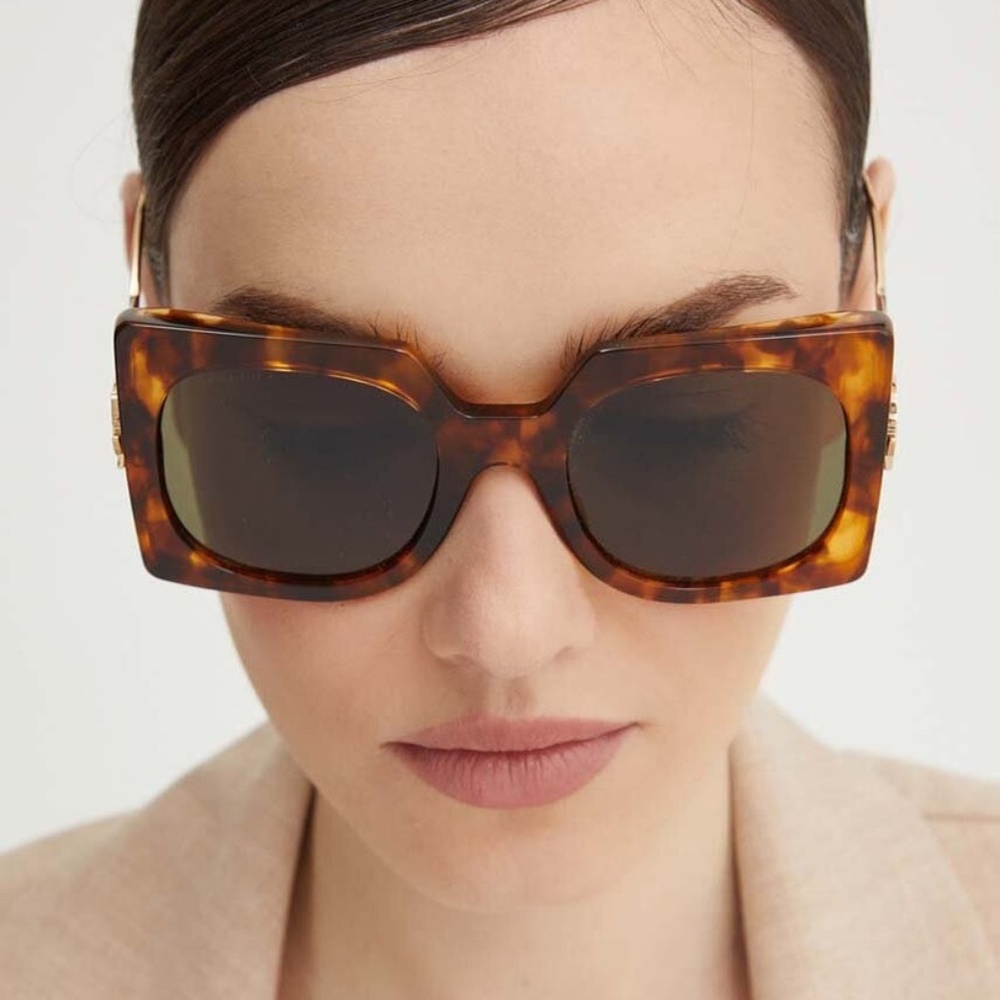 ETRO Sunglasses ETRO0026/S 807IR Oversized Square Black Frame New Authentic - Picture 10 of 11